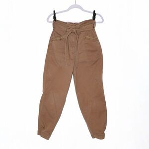 Anthropologie Paperbag Utility Pants